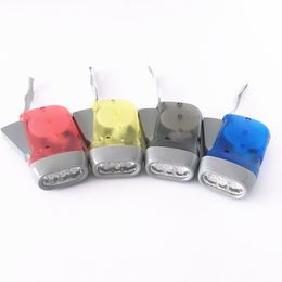 Wholesale sales of hand flashlight three lamp flashlight outdoor lighting mini flashlight