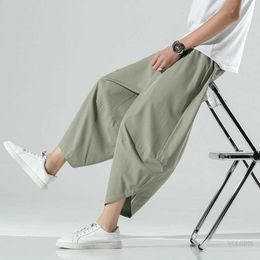 2021 New Harem Pants Men Trousers Casual Joggers Pants Men Calf-Length Sweatpants Male Streetwear M-5XL X0723