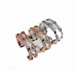 Hot Lock Gold Bracelets Bangle Women Punk for gift luxurious Superior quality jewelry Leather belt Bracelet free delivery Double-deck bracelet