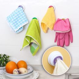 new Wash Cloth hook Clip Dishclout Storage Rack Bathroom Towels Hanging Holder Organiser Kitchen Scouring Pad Hand Towel Racks EWE6791