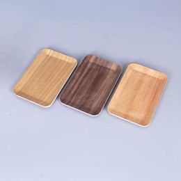 Newest Display Wood Colour Herb Grinder Salver Handroller Plate Rolling Storage Tray Innovative Design Portable Smoking Tool Hot