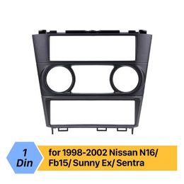 1DIN Dashboard Car Radio Fascia Frame For Nissan N16/ Fb15/ Sunny Ex/ Sentra 1998 1999 2000 2001 2002 Cover Trim