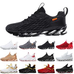 High quality Non-Brand men women running shoes Blade slip on triple black white red Grey Terracotta Warriors mens gym trainers outdoor sports sneakers