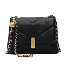 Luxury Designer Chains Crossbody Bags For Women Fashion Diamond Lattice Shoulder 2021 Soft Messenger Totes