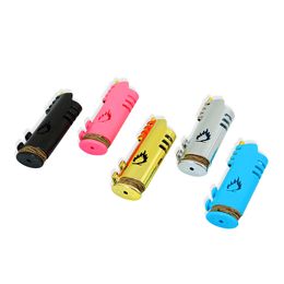 Wholesale plastic lighters protective cover mix color lighter case smoking pipe accessory