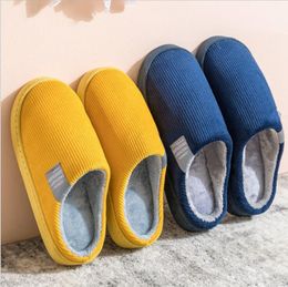 Spring and summer 2022 home comfortable cotton slippers men and women indoor soft floor floor home cloth slippers