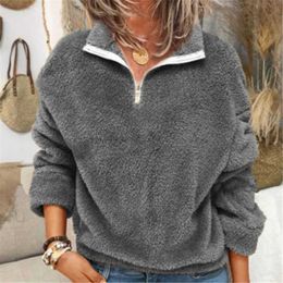 Women Oversized Teddy Sweater Plus Size 5XL Zipper Pullover Multicolor Warm Streetwear Winter Sherpa Fleece Fluffy Sweaters 210922