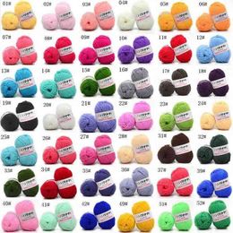 1PC Knitted hand LOT Craft Crochet babycare Craft Baby Yarn Colorful 25g Soft Cotton 4PLY soft Knitted Knitting Scarf Wool Y211129