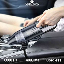 6KPa Cordless Handheld Mini Cleaner Work with Car or Home Cleaning Wireless Auto Vacuum