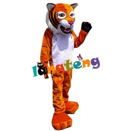 Mascot Costumes645 Orange Tiger Mascot Costume Professional Christmas Costume Cartoon