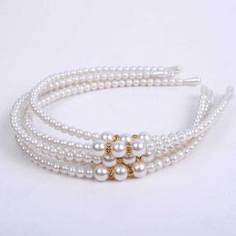 South Korean New Pearl hairpin, beaded imitation pearl head, buckle, hoop, inlaid with diamond, pearl hairpin, pushing gift hair accessories