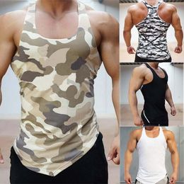Men's Tank Tops ZOGAA Mens Vest Top Breathable Cotton Fitness Gym Undershirts Casual Solid Man Clothing