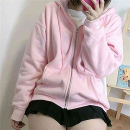 UNUTH Girls Soft Cotton Jackets Spring-Autumn Fashion Ladies Elegant Oversize Coats Vintage Women Chic Outerwear 210922