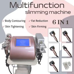 6 IN 1 Effective Strong 40K Ultrasonic cavitation Slimming Machine vacuum RF fat reduction lipo laser slimming machine#02