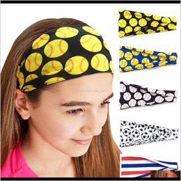 Simple Printed Yoga Headband For Women, Non-Slip Sweabands For Workout, Running, Yoga Sport, Women'S Fashion Headband, Performance Brc 6G3Lb