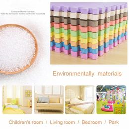 Cushion/Decorative Pillow 30 X 30CM Household Foam Floor Mat Plastic Bedroom Tatami Student Dormitory Mosaic Puzzle Living Room Hall