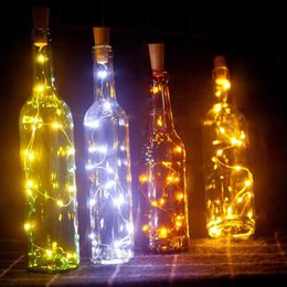 Luces de Botella de vino cable de cadena de luz decoraciones de Navidad Luces Para Botellas
