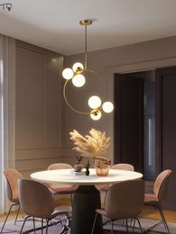 Pendant Lamps Nordic Luxury Planet Lights Modern Individual Magic Bean Suspension Luminaire Living Room Decoration Restaurant Bedroom