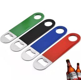 Bottle Opener 4 Colours Brief Sheet PVC Beer Wine Openers Beverage BottleOpener Kitchen Gadget WLL451