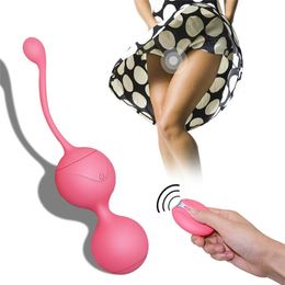 Vibrador ben wa sem fio para mulheres, bolas vaginais de geisha, brinquedos sexyuais com controle remoto