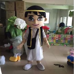 Performance Arab young man doll Mascot Costumes Christmas Fancy Party Dress Cartoon Character Outfit Suit Adults Size Carnival Easter Advertising Theme Clothing