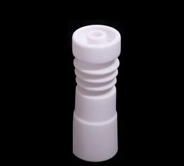 2021 new 14mm &18mm Domeless Ceramic Nails with Male&Female Joint For 16mm/20mm E-nail Coil Domeless Nail Glass Bongs VS GR2 Titanium Nail