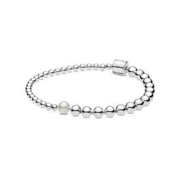2021 NEW 100% 925 Sterling Silver 599111C01 Classic Bracelet Clear CZ Charm Bead Fit DIY Original Fashion Bracelets factory Free Wholesale Jewelry Gift