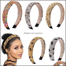 Clips & Jewelry Jewelrynatural Crystal Vintage Hoop Girls Headdress Sponge Barrettes Fashion Double Leaves Restoring Hair Headwear Women Aes