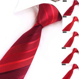 knitted tie Australia - Neck Ties Sal Anniversary Red Celebration Performance Wedding Tie