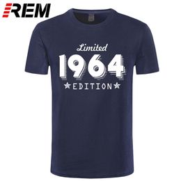 1964 Limited Edition Gold Design Men's Black T-SHIRT Cool Casual pride t shirt men Unisex Fashion tshirt Loose Size 210714