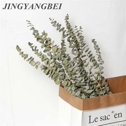 Natural Dried Flowers Eucalyptus Leaf Decor House Table Landscaping Fake DIY Palnt Wedding Party Supplies home decoration 210317