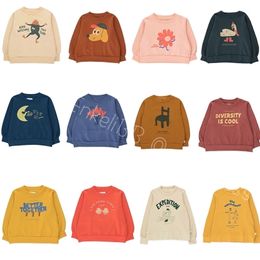 EnkeliBB Children Winter Sweatshirt Brand Designer Kids Clothes Cartoon Lovely Dog Pattern Girl Sweatshirts TC Toddler Pullover 211110