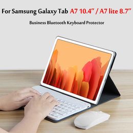 tablet covers wholesale UK - case For Samsung Galaxy Tab A7 10.4 keyboard case SM-T500 SM-T505 Tablet Cover For Tab A7 Lite 8.7 T220 T225 Bluetooth keyboard