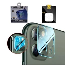 9H Full Coverage Camera Lens Protector For Iphone 13 Pro Max Clear Transparent Screen Protectors Tempered Glass With Flash Circle Protectors for 11 12