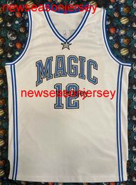 100% Stitched #12 Dwight Howard White Basketball Jersey Mens Women Youth Custom Number name Jerseys XS-6XL