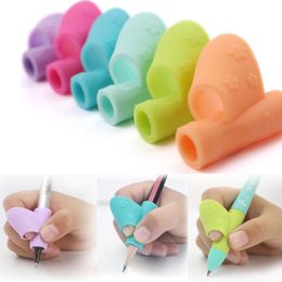 Pencils Handle Right Hand Helps Children Learn Holding Pen And Writing Posture Correction Magic Fits Pencil Soft XD29949