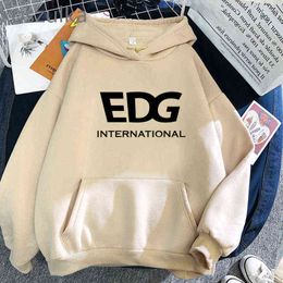Hot EDG Printed Hoodies Letter Graphic Hoodie for Men Sportswear cool Cosplay Winter Men's Clothes streetwear Casual Long Sleeve Y211122