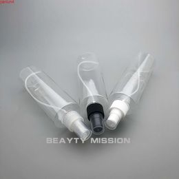 BEAUTY MISSION 250ml 24 pcs Clear PET Plastic Spray Mist Bottle With Black/Transparent/White Atomizer Cosmetic Perfume Containergood high qu