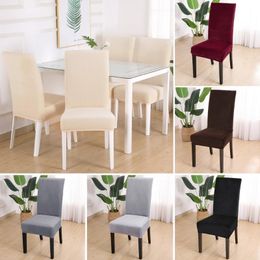 Chair Covers 1/2pcs Stretch Spandex For Dinner Room Anti-dirty Computer Seat Cover Removable Slipcovers Party El