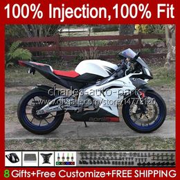 Body Injection For Aprilia RS-125 RSV RS 125 RR 125RR 2006 2007 2008 2009 2010 2011 34No.115 RSV-125 RSV125 R 06-11 Red blk white RSV125RR RS4 RS125 06 07 08 09 10 11 Fairing