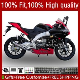 Injection mold Body For Aprilia RSV4 Red black RSV1000R RSV 1000 RSV-1000 R 16-19 Bodywork 40No.24 RSV1000 R RR 16 17 18 19 RSV1000RR 2016 2017 2018 2019 OEM Fairing