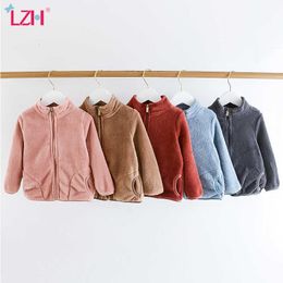 LZH 2021 Autumn Winter Jacket For Boys Clothing New Baby Girls Coats Long Sleeve Children Outwear 1-5 Years Toddler Kids Coats H0909