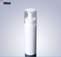 300pcs/lot High Grade 100ml Empty Perfume Cosmetic Atomizers White Sprayer Plastic Spray Bottlesgoods