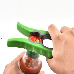 new Screw Cap Jar Bottle Wrench 4 in 1 Creative Multifunction Gourd-shaped Can Opener Kitchen Tool Can Lid Screw Opener Bottle EWE6655