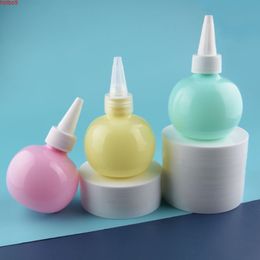 30 X 120ml Macaron Colourful Ball Perfume Pointed Mouth Cap Lotion Bottles for Liquid Storage Empty Plastic Mutil-Color Bottlegoods