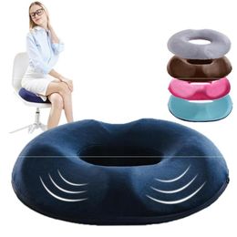massage sofa Canada - Chair Covers Comfort Donut Seat Cushion Sofa Hemorrhoid Memory Foam Anti Massage Tailbone Pillow Car Office