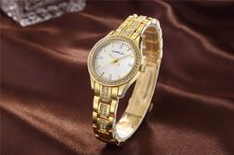 LMJLI - CRRJU Top Brand watch Quartz Watch Rhinestone Wristwatches Waterproof women's Watch Women luxury watches Relogios feminine For