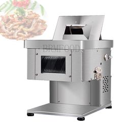 220V Electric Commercial stainless steel Meat Slicing Machine Fully Automatic Shred Slicer Dicing Vegetable Cutter Grinder