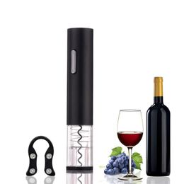 LMETJMA Electric Wine Opener Automatic Electric Wine Bottle Corkscrew Opener with Foil Cutter Wine Bottle Opener Kit KC0317 210319