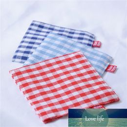1Pcs Cloth Lattice Mat Japanese Style Double-layer Fabric Coaster Anti-scald Coaster Dining Table Mat Bowls Drink Colour Kitchen Factory price expert design Quality